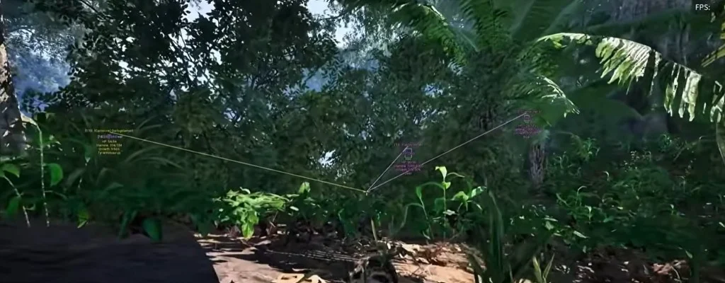 The Isle distance tracers through jungle